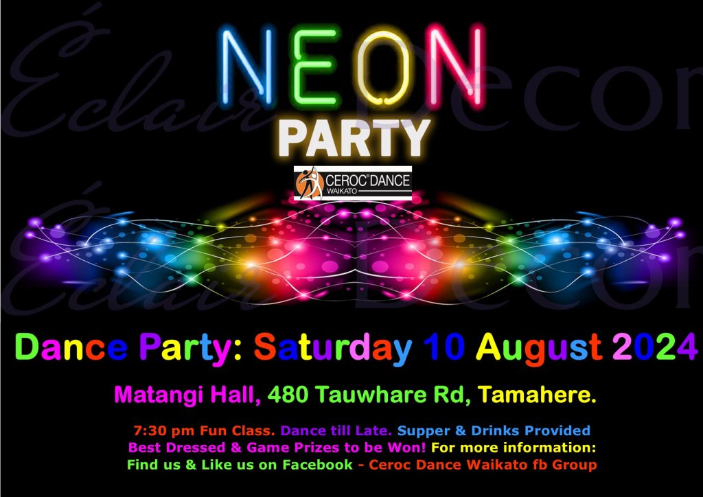 Ceroc Waikato Dance Party @ Matangi Community Hall